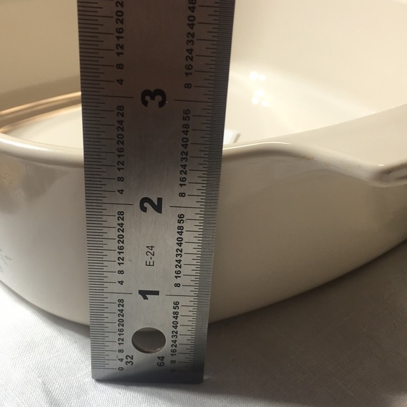 Vintage Corning Ware 2 liter casserole with lid Symphony (amber lid) - Picture 11 of 11